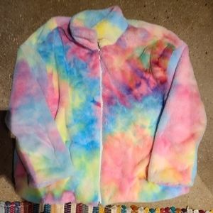 Fur tye dye jacket 1 x
